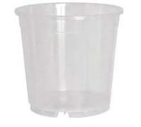 VASO TRASPARENTE IN PLASTICA IDEALE PER LE ORCHIDEE IN CONFEZIONE DA 6 PEZZI (17 Centimetri, 16 Centimetri)