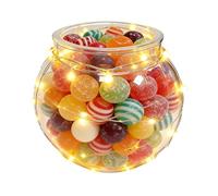 Vaso trasparente, vaso sferico, espositore per piante aeree con funzione trasparente, accessorio decorativo, strumento da giardino e piano di lavoro con stile elegante, contenitore da portata per noci