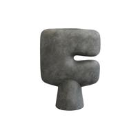 Vaso Tribale 101 Copenhagen Grande Grigio Scuro