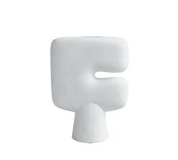 Vaso Tribale Osso Grande Bianco