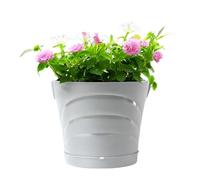 VASO 'TULIPANO' IN SET cm 34,5 x 19 x h 30 Lt. 5 - bianco BAMA