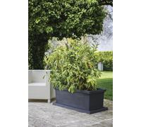 Vaso Vasca Cassetta Fioriera Millerighe Rigata 100x47/80x40 cm in Resina
