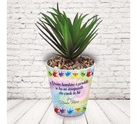 Vaso Vasetto ''MANINE CON NOMI'' in ceramica per pianta Personalizzato, idea regalo di classe fine anno scolastico Maestra asilo nido, scuola materna, elementare infanzia e primaria