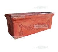 Vaso vasi fioriera in terracotta cemento cubo pilone per piante fiori albero