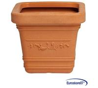 VASO VASI IN RESINA PER PIANTE FIORI QUADRATO 40X40 CASA GIARDINO ESTERNO 00886