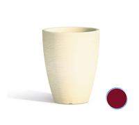 VASO VASI RESINA MODERNO TONDO MADE IN ITALY COLORE Ø30 CM H38 PIANTE FIORIERA