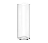 Vaso, vaso cilindrico in acrilico, in vetro borosilicato alto, dritto multi funzionale, vaso per fiori idroponico, decorazione per la casa (10 x 30 cm)