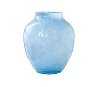 Vaso, Vaso in vetro con texture a forma di nuvola fatto a mano, corpo bulboso, bocca stretta, decorazione floreale Arredamento per la casa