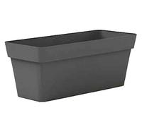 Vaso veca Fioriera da giardino Cleo in plastica resistente con ruote cm 100 terra laguna