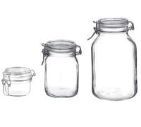 Vaso Vetro Fido Ermetico Ø 175 mm 5000 mm ml Bormioli 6 Pezzi