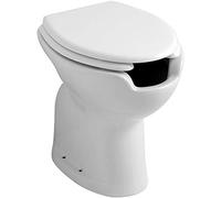Vaso Water Wc Sanitari per Disabili Anziani Sally H 49 cm Scarico a Terra Made In Italy Bianco