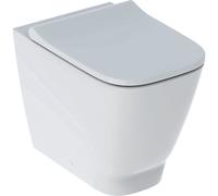 VASO GEBERIT SMYLE SQUARE RIMFREE CON SEDILE AVVOLGENTE BIANCO