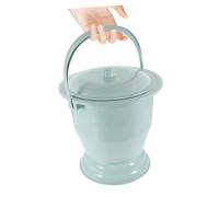 Vaso Wc Portatile con Coperchio, Secchio Urina Blu in PP | Facile da Pulire, Non Si Macchia Facilmente, Uso Domestico, Servizio Duraturo, per Donne in Gravidanza e Ragazzo Ragazza