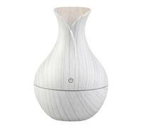 Vaso Zen - Umidificatore e Diffusore di Aroma Mini | Silenzioso, Elegante e Compatto, ideale per aromaterapia e yoga, camerette dei bambini (bianco)