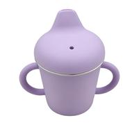 Vasos Para Sorber Para Niños - Vaso Con Pajita Ponderado Reutilizable Antiescaldaduras Da 200 ml, Vaso De Entrenamiento Resistente A Derrames Para Niños Y Niñas | Botella De Agua Portátil