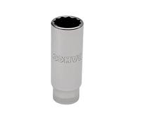 Vasos serie larga con cuadrado de 1/2" y con perfil bi-hexagonal métrico - Ref: 7805DM-16 - Unid: 1