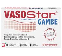 VASOSTAR GAMBE 30 COMPRESSE BISTRATO SENZA GLUTINE SENZA LATTOSIO