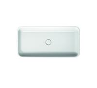 Vasque à poser BetteArt sans trou de robinet, A182 800 x 400 mm, A182-000PW, A182-000PW, Colorazione: Bianco con Glasur Plus