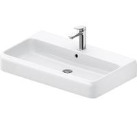 Vasque à poser Duravit Collection One, 800x470mm, avec trop-plein, dessous émaillé (pour une meilleure hygiène) et poncé, 2382802027, 2382802027, Colorazione: 1 foro per rubinetto, con HygieneGlaze