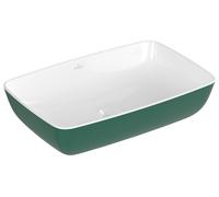 Vasque à poser Villeroy & Boch Artis, rectangulaire, sans trop-plein, 580x385mm, 417258BCS7, 417258BCS7, Colorazione: Foresta