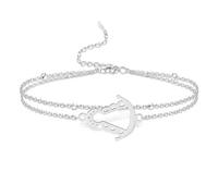 VASSAGO Bracciale della Vergine Maria per donna Bracciale Virgen de Guadalupe in acciaio inossidabile fatto a mano con corda intrecciata Regalo religioso cristiano per cresima (argento stratificato)