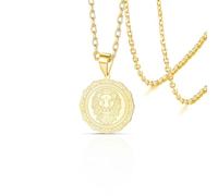 VASSAGO Collana Con Testa Di Leone Collana Raffigurante Un Leone Per Donna E Uomo Ciondolo A Forma Di Animale Selvaggio Medaglione Protettivo Amuleto Regalo Per Gli Amanti Degli Animali