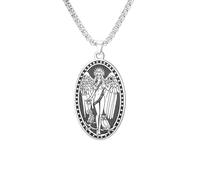 VASSAGO Collana Sigillo Lilith Doppia Faccia Acciaio Inossidabile | Ciondolo con Sigillo di Lilith e Simbolo della Dea, Mitologia Pagana Stregoneria Amuleto Gioielli Regalo per Donne Uomini