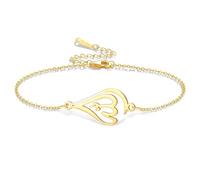 VASSAGO Islamic Ayatul Kursi Bracciale ovale per le donne Allah Teardrop Link Bracciali Arabi Musulmani Corano Calligrafia Braccialetto di fascino Islam Eid Ramadan Regalo Gioielli Regali, Acciaio