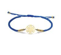 VASSAGO Metatron's Cube Bracciale da Donna Sacra Geometria Sigilli di Angelo Arcangelo Braccialetti Regolabili con Perline Colorate Amuleto Gioielli