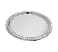 Vassoi Buffet Deco Grandi Argento ø 34 cm Tondi 5pz GOLDPLAST - Feste