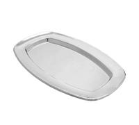 Vassoi Buffet Regular Medi Plastica Argento 33x24 cm 5pz - GOLDPLAST - Feste