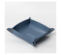Vassoi. Cestino, portachiavi, portafogli, cellulari, vassoio portaoggetti, comodino o cassettiera, piatto portaoggetti decorativo for tavolino da caffè(Blue,Large1)