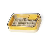 Vassoi Cubetti Ghiaccio In Silicone Riutilizzabili Design Del Coperchio Per Le Perdite Modice Rimozione Rapida Stampo Congelatore Cocktail Bevande Cuscini Ghiaccio Silicone