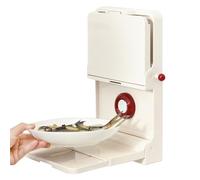 Vassoi da cucina montati a parete, con ventose, montaggio a parete a 2 strati, per e il cibo preparato, multifunzione, per vetri di piastrelle