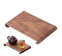 Vassoi Da Servizio In Legno, Vassoio Da Servizio Da Tè - Vassoi Da Servizio Di Tè In Legno | Stand Per Display Rustico Riutilizzabile, Display Da Banco, Vassoio Da Caffè Rettangolare Per Ceremoni