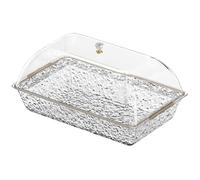 Vassoi Da Servizio Per Feste - Stoviglie Per Buffet | 41.5 cm x 25 cm Vassoio per Antipasti con Scomparti e Coperchio,per Vacanze Feste Compleanni Eventi Snack Biscotti Frutta