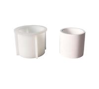 Vassoi di colata del vassoio rotondo a strisce flessibili del silicone per la caratterizzazione delle scanalature decorative della muffa del calcestruzzo della resina epossidica vassoi di colata del