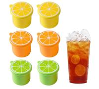 Vassoi di cubetti di ghiaccio di grandi dimensioni, cilindri di alimentare con coperchio-Mantieni le bevande più fredde, produttore per bevande refrigerate, cocktail di caffè succo di suc
