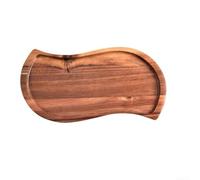 Vassoi di servizio in legno progettati per contenere elementi essenziali della cucina e vari piatti, combinando durata ed estetica rustica per migliorare la tua esperienza culinaria (L)