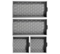 Vassoi di silicone per la cottura - set pratico compatto, materiale resistente | Vassoi antiaderenti per cuocere torte di pane con design flessibile per uso quotidiano e pulizia semplice