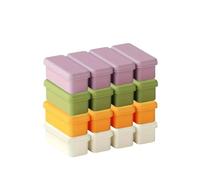 Vassoi for cubetti di ghiaccio in silicone da 1/4 pezzi facili sformare, compatibili for la cucina essenziale(4-color 4pcs)