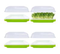 Vassoi Germinazione Plastica da 4 per Germogli Sani Fatti in per casa con