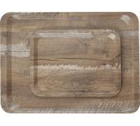 HENDI 508916 Vassoio da Servizio in Melaminabcon Stampa Tipo Legno