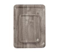HENDI 508954 Vassoio da Servizio in Melaminabcon Stampa Tipo Legno