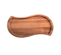 vassoi in legno per servire piatti da cena, pane, tè e dessert, progettati per organizzare gli elementi essenziali della cucina aggiungendo un affascinante look rustico alla tua zona pranzo (S)