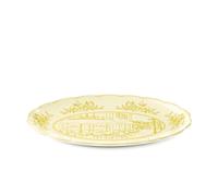 Vassoi in melamina GRANDE Josephine Dimensione 37x37xh 3 cm con decoro studiato per la lavastoviglie colore Giallo Polvere giallo