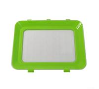 Vassoi in plastica sigillati, vassoio per alimenti con funzione di chiusura sottovuoto per uso in frigorifero per preservare la freschezza e prevenire perdite (verde)