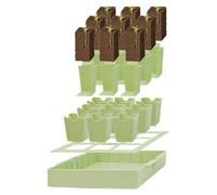 Vassoi iniziali per piante da trapianto - Vassoi Start Up - Serra per coltivare scorte iniziali per Vista Patch - Preparazione propagazione per la cultura del letto