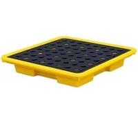 Vassoi modulari per la raccolta delle fuoriuscite, secchi in plastica non perdenti per una gestione efficiente dei liquidi, 33,5 x 33,5 x 5,5 cm, ideali per casa, ufficio e uso industriale