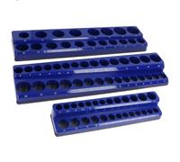 Vassoi organizer porta presa magnetica per 1/4" 3/8" 1/2" metrico 3 pezzi